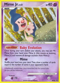 DP Black Star Promos Mime Jr. Pokémon card